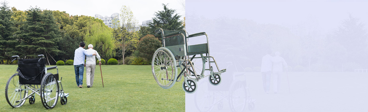 碳鋼鍍鉻手動輪椅