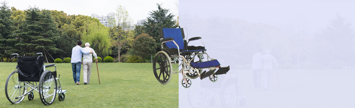 鋁合金軟座手動輪椅